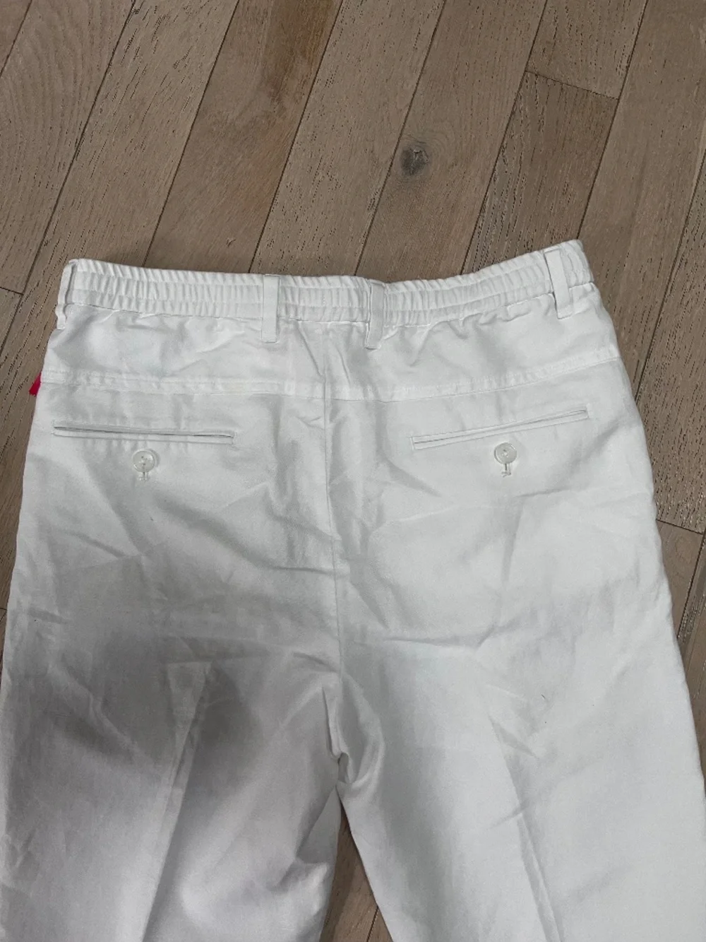 J Crew Murano Lucas Fit Pants Mens 39x30 White  Baird McNutt Irish Linen Blend